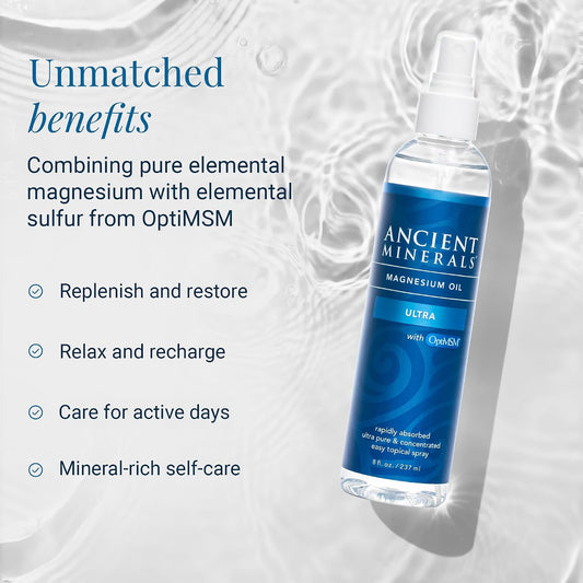 Magnesiumolja Ultra med OptiMSM®