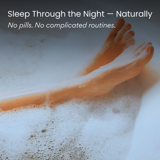 Sov äntligen en hel natt - helt naturligt, utan piller. Inga komplicerade rutiner.