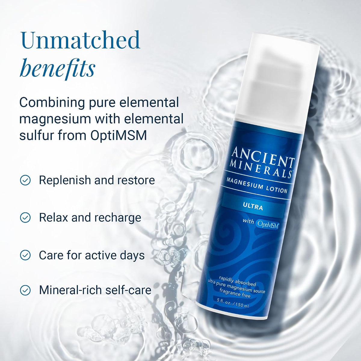 Loción de Magnesio Ultra + MSM
